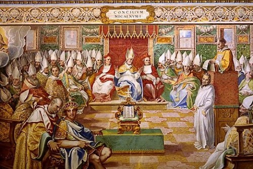 The Council of Nicaea, fresco, Vatican, pic. Wikipedia