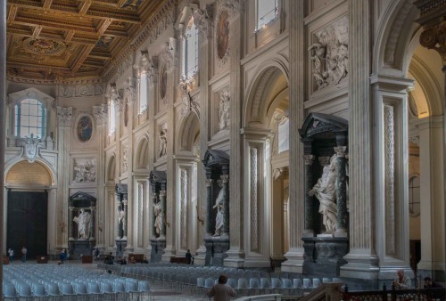 Francesco Borromini, Basilica of San Giovanni in Laterano – interior Baroquization