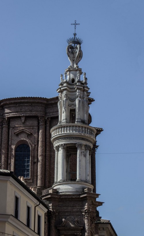 Francesco Borromini, Basilica of Sant’Andrea delle Fratte, bell tower