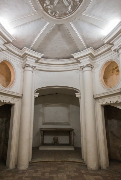 Francesco Borromini, krypta pod ołtarzem w bazylice San Giovanni dei Fiorentini