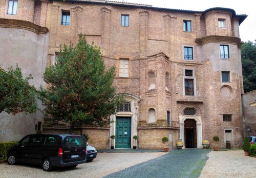 Francesco Borromini, unfinished façade of the monastery complex of Santa Maria dei Sette Dolori