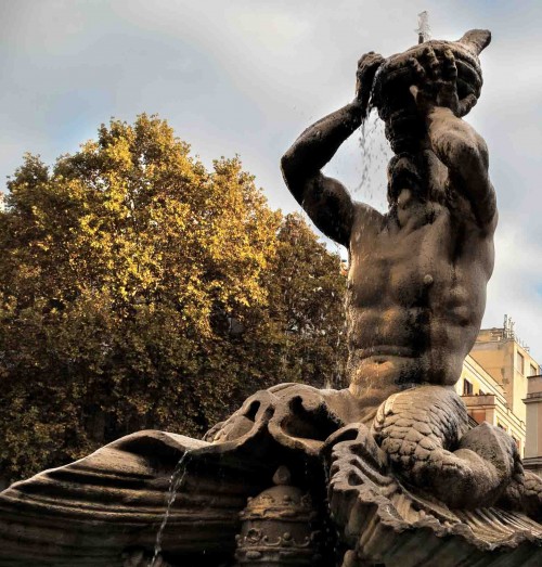 Gian Lorenzo Bernini, Fontana del Tritone (Triton Fountain), Piazza Barberini