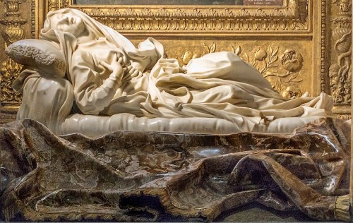 Gian Lorenzo Bernini, statue of the blessed Ludovica Albertoni, Church of San Francesco a Ripa