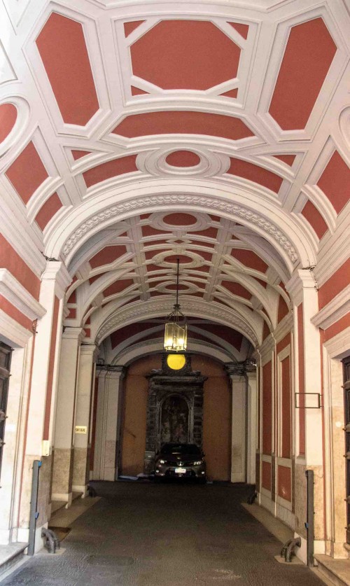 Vestibule of the house in which Bernini lived and died, next to the Church of Sant’Andrea delle Fratte