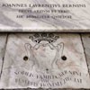 Tombstone of the Bernini family near the main altar, Basilica of Santa Maria Maggiore