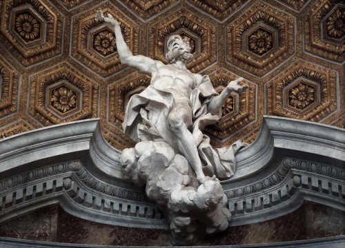 Antonio Raggi, stucco decorations of the dome of the Church of Sant’Andrea al Quirinale