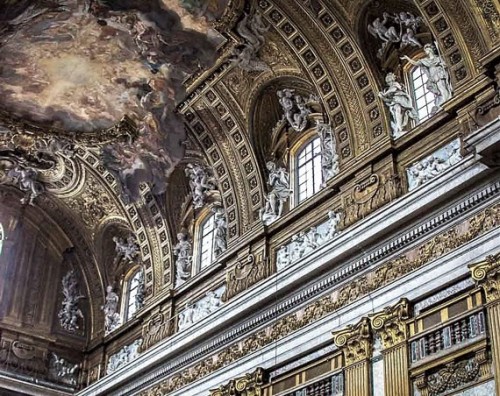 Antonio Raggi, stucco decorations in the Church of Il Gesù