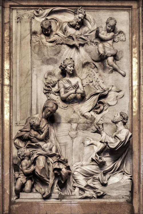 Antonio Raggi, main altar in the Ginetti Chapel, Basilica of Sant'Andrea della Valle