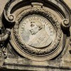 Antonio Raggi, one of the medallions on the façade depicting Pope Sixtus IV, Church of Santa Maria della Pace