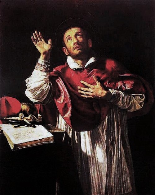 Charles of Borromeo, Orazio Borgianni, pic. Wikipedia