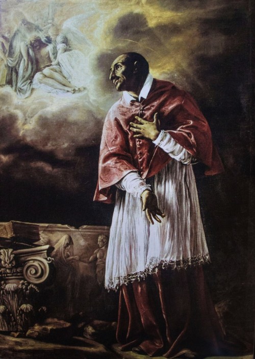 Charles Borromeo, Church of San Carlo alle Quattro Fontane, Orazio Borgianni