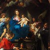 Adoration of Our lady by Charles Borromeo and Ignatius of Loyola, Carlo Maratti, Church of Santa Maria in Vallicella