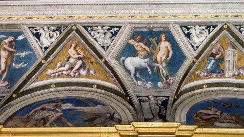 Farnesina, Loggia di Galatea, dekorcja sklepienia