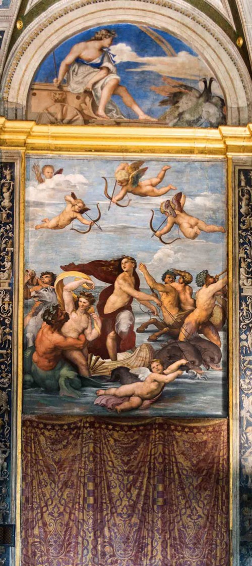 Villa Farnesina, The Triumph of Galatea, fresco by Raphael