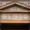 Basilica of Santa Pudenziana, lintel of the enterance portico into the church with medieval reliefs