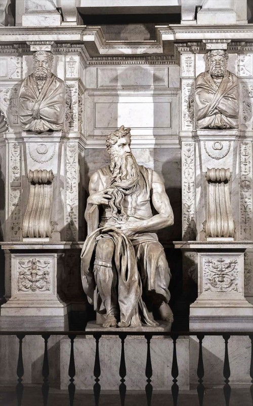 Basilica of San Pietro in Vincoli, funerary monument of Pope Julius II, fragment