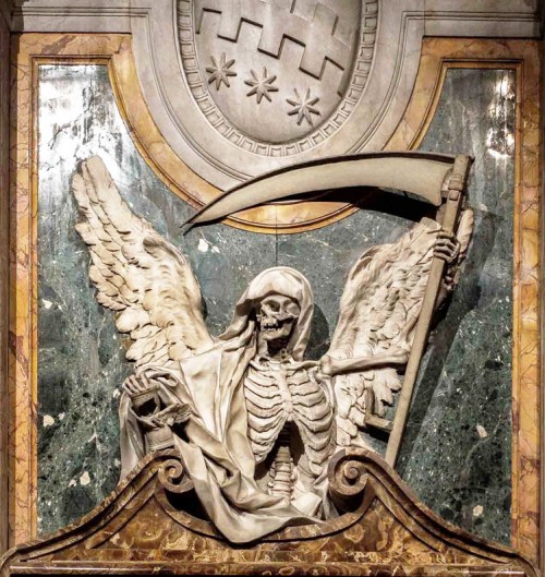 San Pietro in Vincoli, nagrobek kardynała Cinzio Aldobrandiniego, fragment