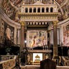 Basilica of San Pietro in Vincoli, baldachin over the confessio with the chains of St. Peter