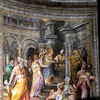 Basilica of San Pietro in Vincoli, apse paintings - Empress Aelia Eudoxia Receiving St. Peter’s Chains from the bishop of Jerusalem, Jacopo Coppi