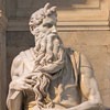 Basilica of San Pietro in Vincoli, Moses – funerary monument of Pope Julius II, fragment