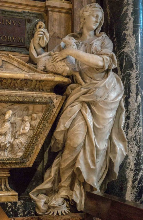 Pietro Bracci, allegory of Religion – tombstone of Pope Benedict XIII, Basilica of Santa Maria sopra Minerva