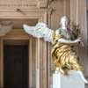 Pietro Bracci, Angels attributed to the artist in the loggia of the Basilica of Santa Maria Maggiore