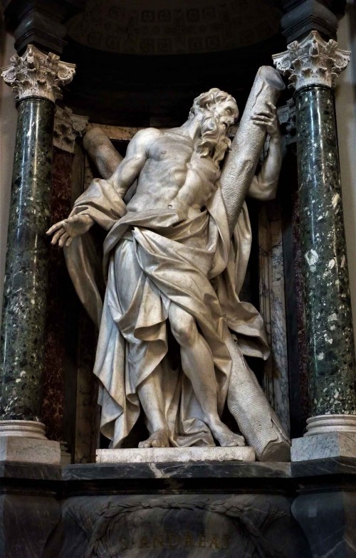 Camillo Rusconi, St. Andrew, Basilica of San Giovanni in Laterano