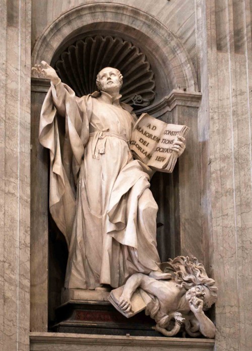 Camillo Rusconi, St. Ignatius of Loyola, Basilica of San Pietro in Vaticano