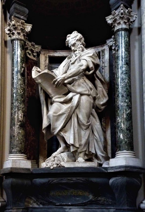 Camillo Rusconi, St. Matthew, Basilica of San Giovanni in Laterano