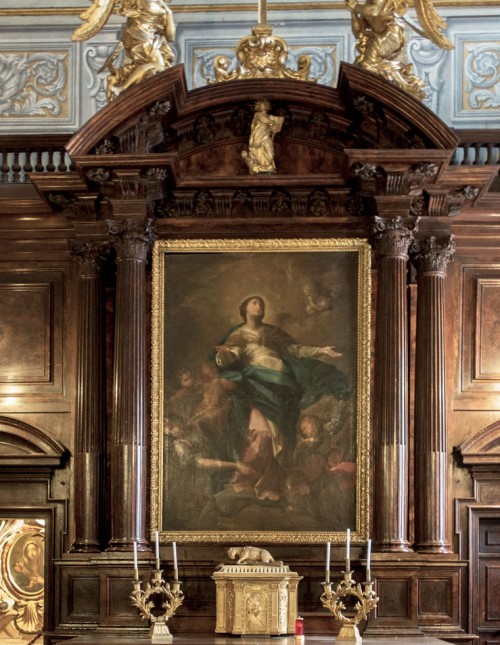 Andrea Pozzo, The Immaculate Conception of the Virgin Mary, Church of Sant'Andrea al Quirinale