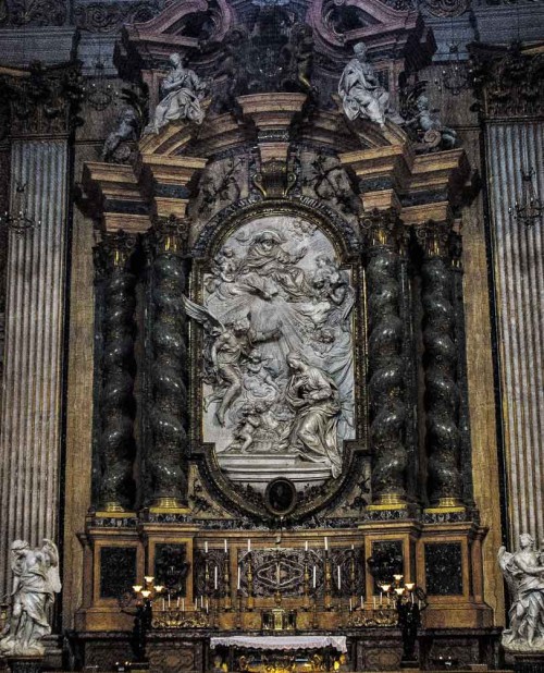 Andrea Pozzo, design of altar of St. John Berchmans, Church of Sant'Ignazio di Loyola