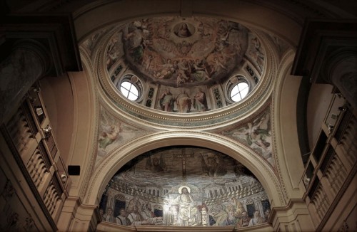 Basilica of Santa Pudenziana, paintings in the dome