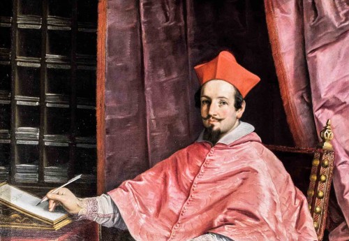 Guido Reni, Guido Reni, portrait of Cardinal Bernardino Spada, fragment, Galleria Spada