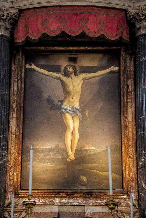 Guido Reni, The Crucifixion, main altar of the Church of San Lorenzo in Lucina