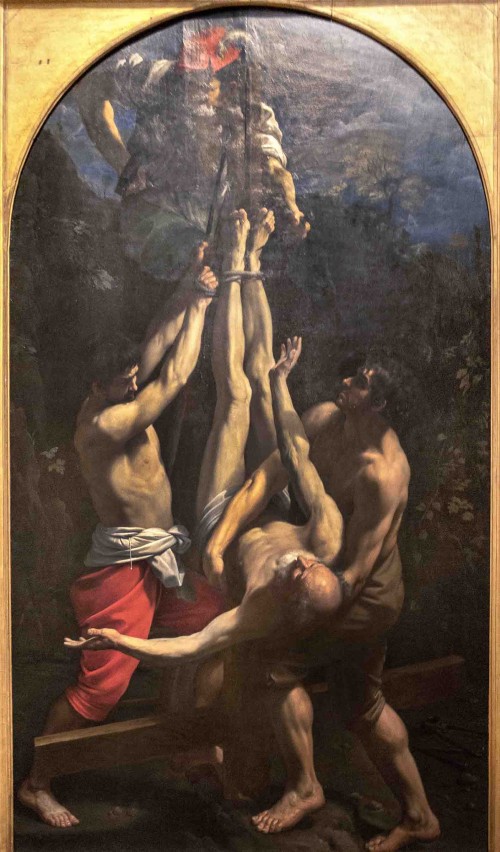 Guido Reni, Ukrzyżowanie św. Piotra, Musei Vaticani, Pinacoteca Vaticana