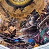 Paintings on the dome of the Chapel of Paul V, Ludovico Cardi, Basilica of Santa Maria Maggiore