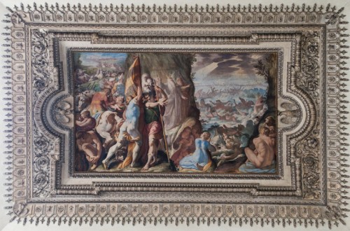 Palazzo Mattei di Giove, painting decorations - The Red Sea Crossing, Gaspare Celio