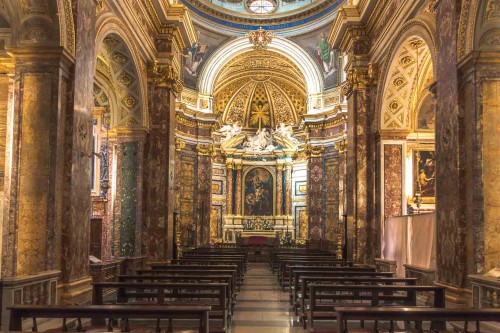 Carlo Rainaldi, interior of the Church of Sant’Antonio dei Portoghesi