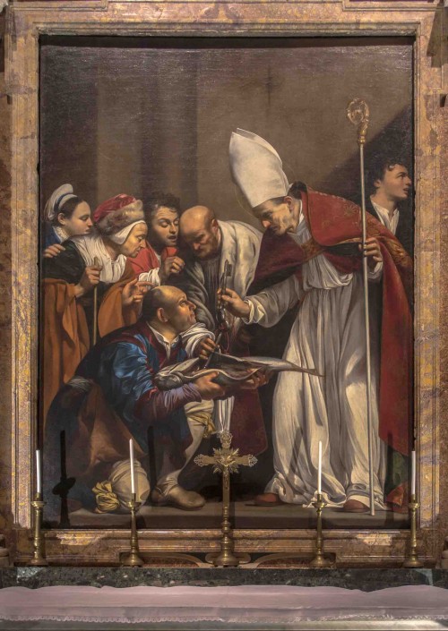 Carlo Saraceni, Cud św. Benona, kościół Santa Maria dell'Anima