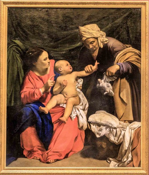 Carlo Saraceni, Maria z Dzieciątkiem i św. Anną, Galleria Nazionale d'Arte Antica, Palazzo Barberini