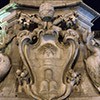 Fontana della Rotonda, coat of arms of Pope Clement XI