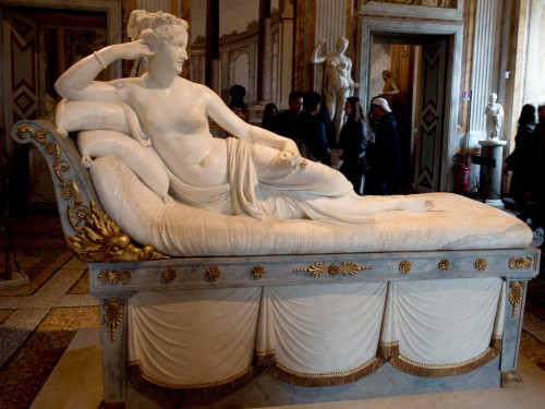 Antonio Canova, Pauline Borghese as the Venus Victrix, Galleria Borghese