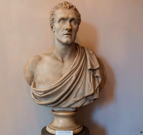 Antonio Canova, bust of  Filippo Albaciniego, Accademia Nazionale di San Luca