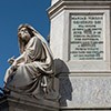 Column of the Immaculate Conception, statues of Isiah (Salvatore Revèlli) and Ezekiel (Carlo Chelli) – on the right