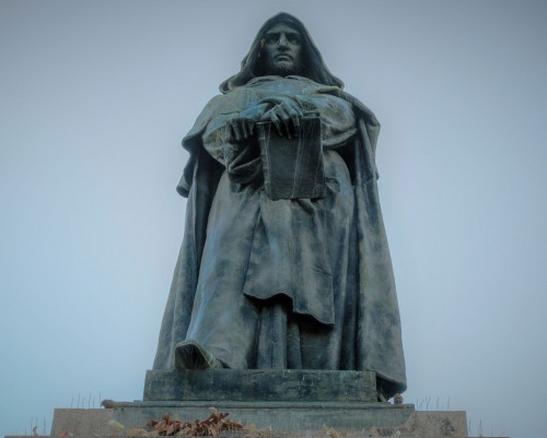 Statue of Giordano Bruno at Campo de’Fiori, Ettore Ferrari