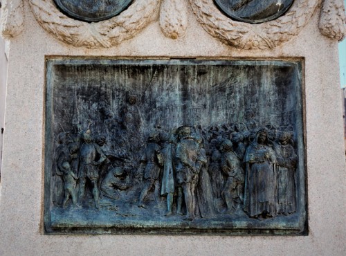 The Burning of Giordano Bruno, statue of Giordano Bruno at Campo de’Fiori