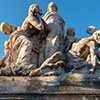 Ponte Vittorio Emanuele II, one of the allegoric groups adorning the bridge