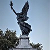 Ponte Vittorio Emanuele II, one of the four Victories adorning the bridge