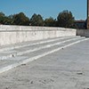 Ponte Duca d'Aosta, monumental stairs enriching the bridge sidewalks