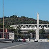 Ponte Duca d'Aosta, na osi obelisk poświęcony Mussoliniemu